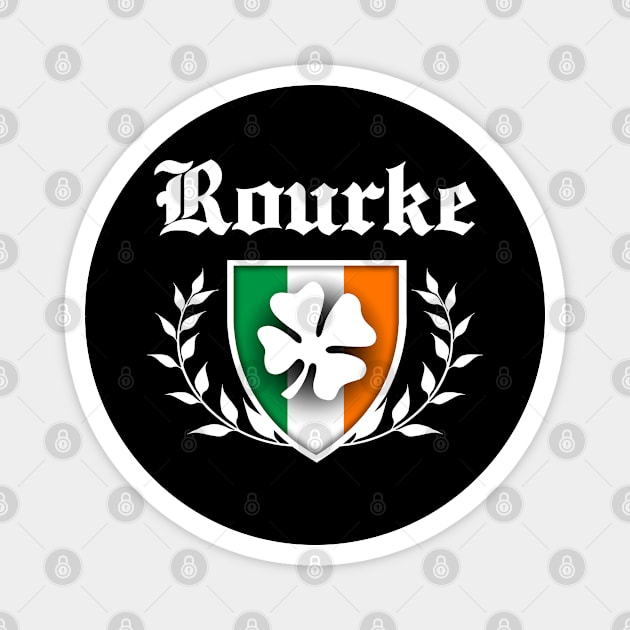 Rourke Shamrock Crest Magnet by robotface